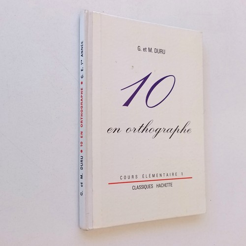 Orthographe cours - 10,