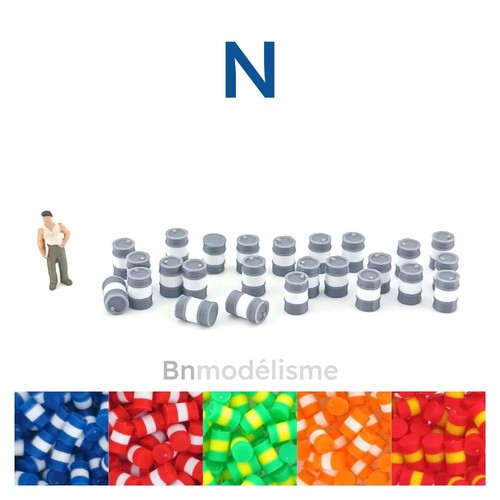 160 lot barils bidons - 1/160, 25