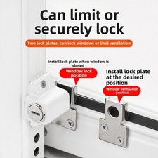 Lot de 2 serrures de porte de