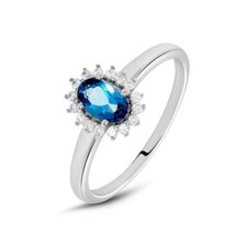 Bague de Femme STROILI 1414427 Or 9 Carats Topaze Taille 16