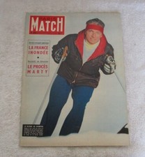 PARIS MATCH N°304 JANVIER 1955 LA FRANCE INONDEE - PROCES MARTY - EMILE ALLAIS