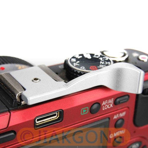 Thumb grip silver - up, for