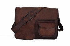 Sac messager en cuir vintage