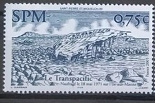 TIMBRE SAINT PIERRE ET MIQUELON N° 857 BATEAU LE TRANSPACIFIC ÉPAVE 2005 NEUF**