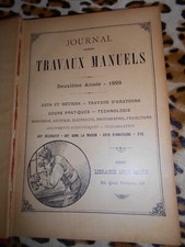 Journal des travaux manuels, 2e année 1899 - Librairie Louis Chaux