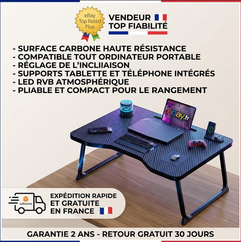 Bureau lit pliant pour pc - bureau,