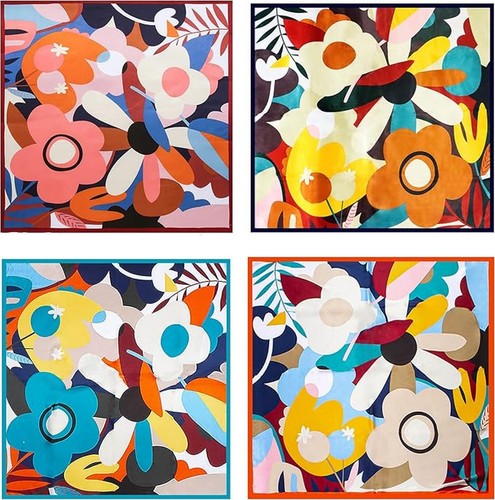 Foulard carré satin - carré, de