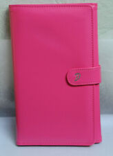 Pochette ou grand portefeuille dans boite écrin. Rose fuchsia. Douglas. Neuf.