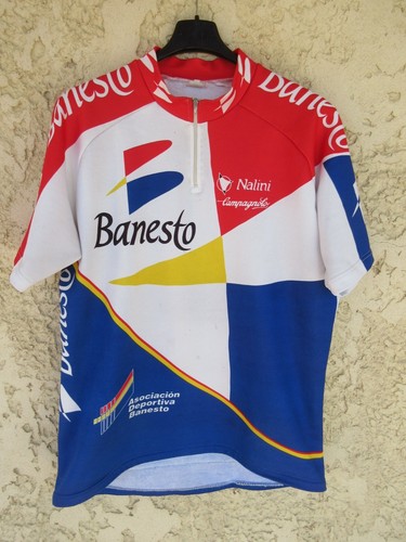 Maillot cycliste banesto - maillot,