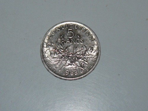 Pièces argent semeuse - 5, fr