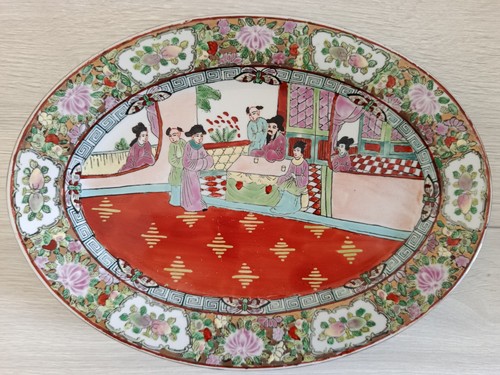Plat vintage porcelaine - en,