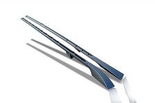 Aluminium Noir Toit Rail Pour