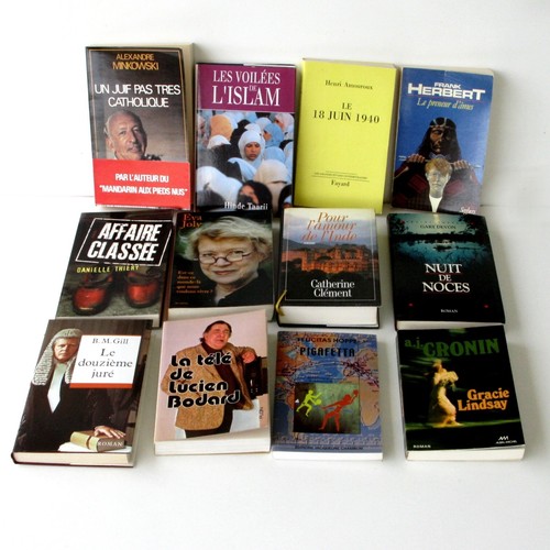 Lot livres romans grand - 12,