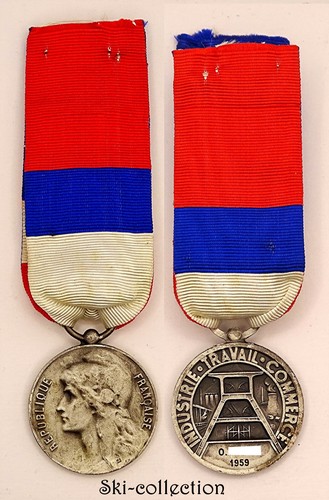 Médaille industrie travail - médaille, industrie,