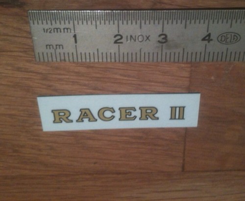 Transfert logo racer pour - transfert,