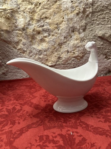 Sauciere porcelaine blanche - porcelaine,