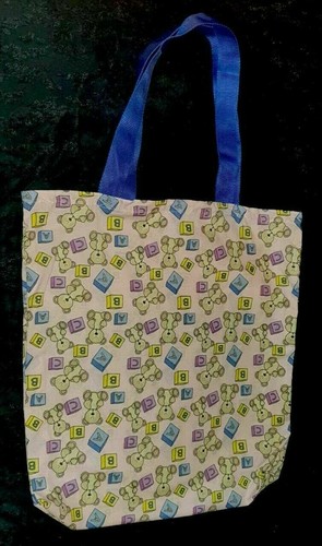 Sac cabas tissu fait main - sac,