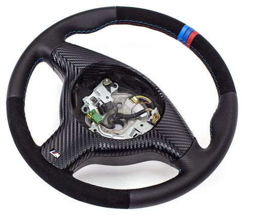 Volant cuir pour bmw e46 - cuir,
