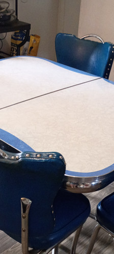 1950 chrome formica - 1950's,