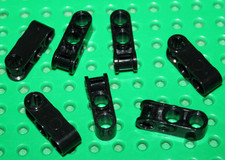 7 x Lego Technic Black Axle Joiner ref 42003 set 41999 42039 8434 8455 42083
