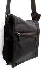 TEXTIER Sac à main bandoulière  toile noire   Authentique  vintage 