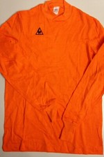 MAILLOT LE COQ SPORTIF ANNEES 70 - ORANGE - STYLE : PAYS BAS - LAVAL - LORIENT