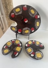 Plat Et Raviers Palette Vide Poches en céramique Vintage Style Vallauris France