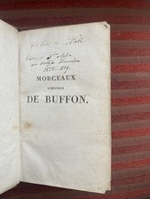 MORCEAUX CHOISIS DE BUFFON