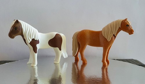 Playmobil lot 2 poneys - 2,