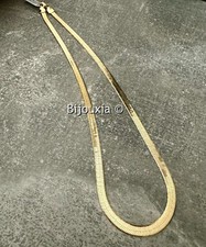 Collier Maille Miroir Dorée