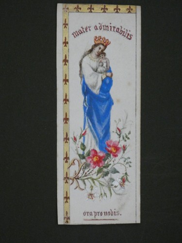 Image pieuse peintes mater