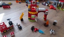 lego duplo caserne de pompiers