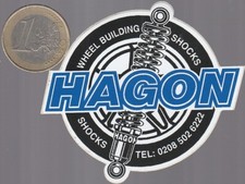 Autocollant. Moto. Amortisseur. HAGON