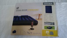 Intex Lit Air,Air Matelas 64765,Coloré,203 x 152 x 25cm Ensemble Avec Inflatior