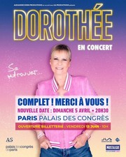1 BILLET CONCERT DOROTHEE
