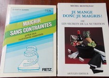 2 LIVRES  Dr  MICHEL MONTIGNAC  ET KATHY BONAN  LES SECRETS DE LA NUTRITION