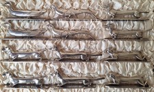 12 Porte-couteaux en metal