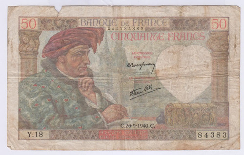 Billet france francs - (fr1),