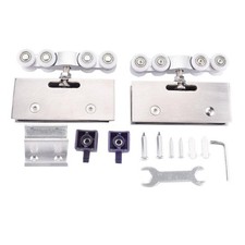 Roulettes de porte coulissante en verre Pièces de rechange pour salle de