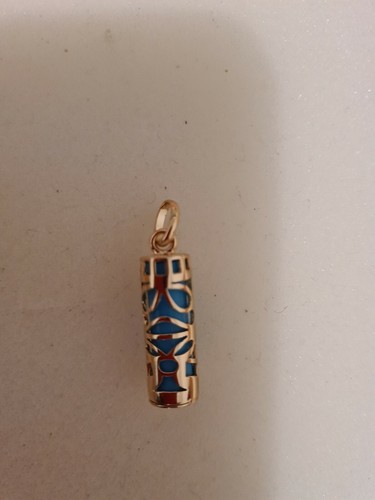 Pendentif tiki 3mic onyx - pendentif, pl-or