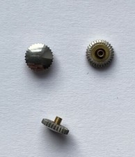 COURONNE VINTAGE ACIER POUR LIP T18 @ LIP WATCH CROWN @ MONTRE LIP T 18 @ 6,8 MM