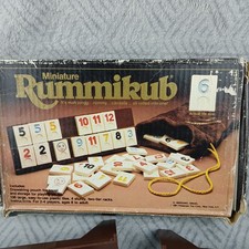 Rummikub Miniature Famille Jeu De Societe Anglaise Vintage 1981 2 + Joueurs 8+