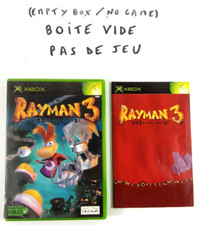 XBOX VF  Boite vide et Notice Rayman 3  PAS DE JEU  Envoi rapide et suivi