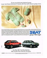 PUBLICITE ADVERTISING 074  1990   SEAT IBIZA  SXI ijection