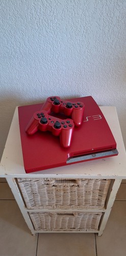 Ps3 slim scarlet red rouge - ps3,