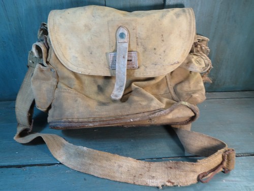 Ancien sac musette militaria - sac,