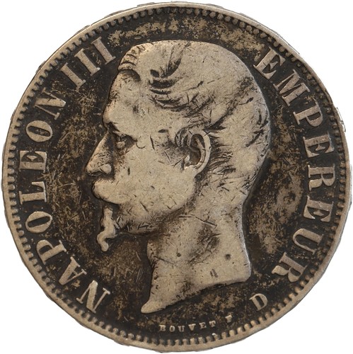 Francs napoléon iii - iii, tête