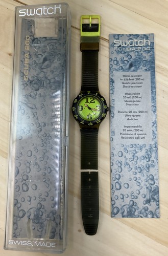 Swatch 1990s scuba diving 200m - swatch,