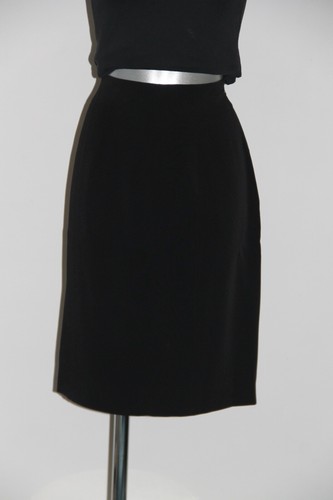 Jupe droite noire - noire, moschino