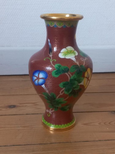 Vase ancien cloisonné - vase,